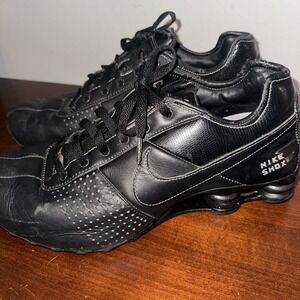 2011 NIKE SHOX DELIVER TRIPLE‎ BLACK RUNNING SHOES Size 10